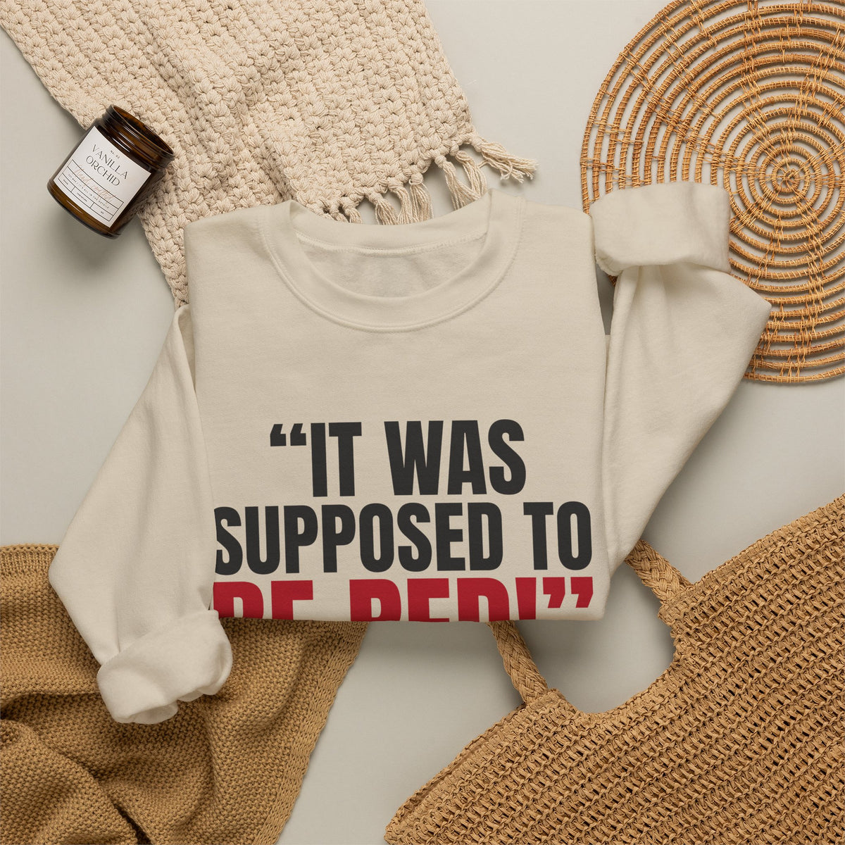 "It Was Supposed to Be Red!" — Roulette Crewneck