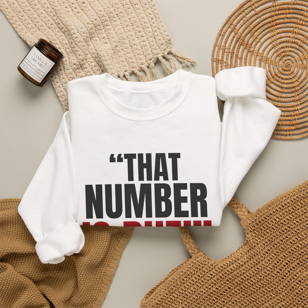 "That Number Is Due!" — Roulette Crewneck