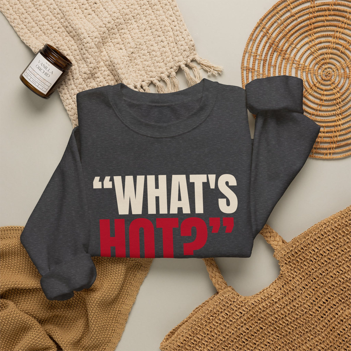 "What's Hot?" — Roulette Crewneck