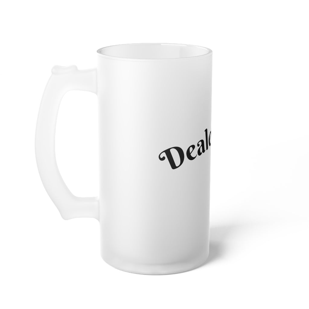 Frosted Glass Beer Mug