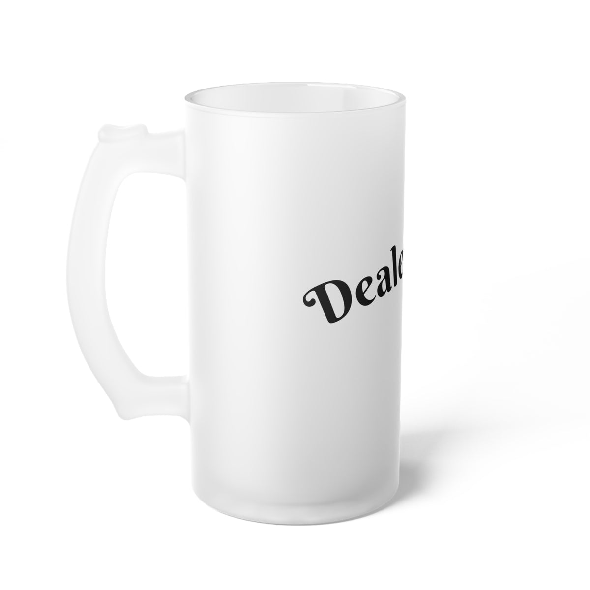 Frosted Glass Beer Mug