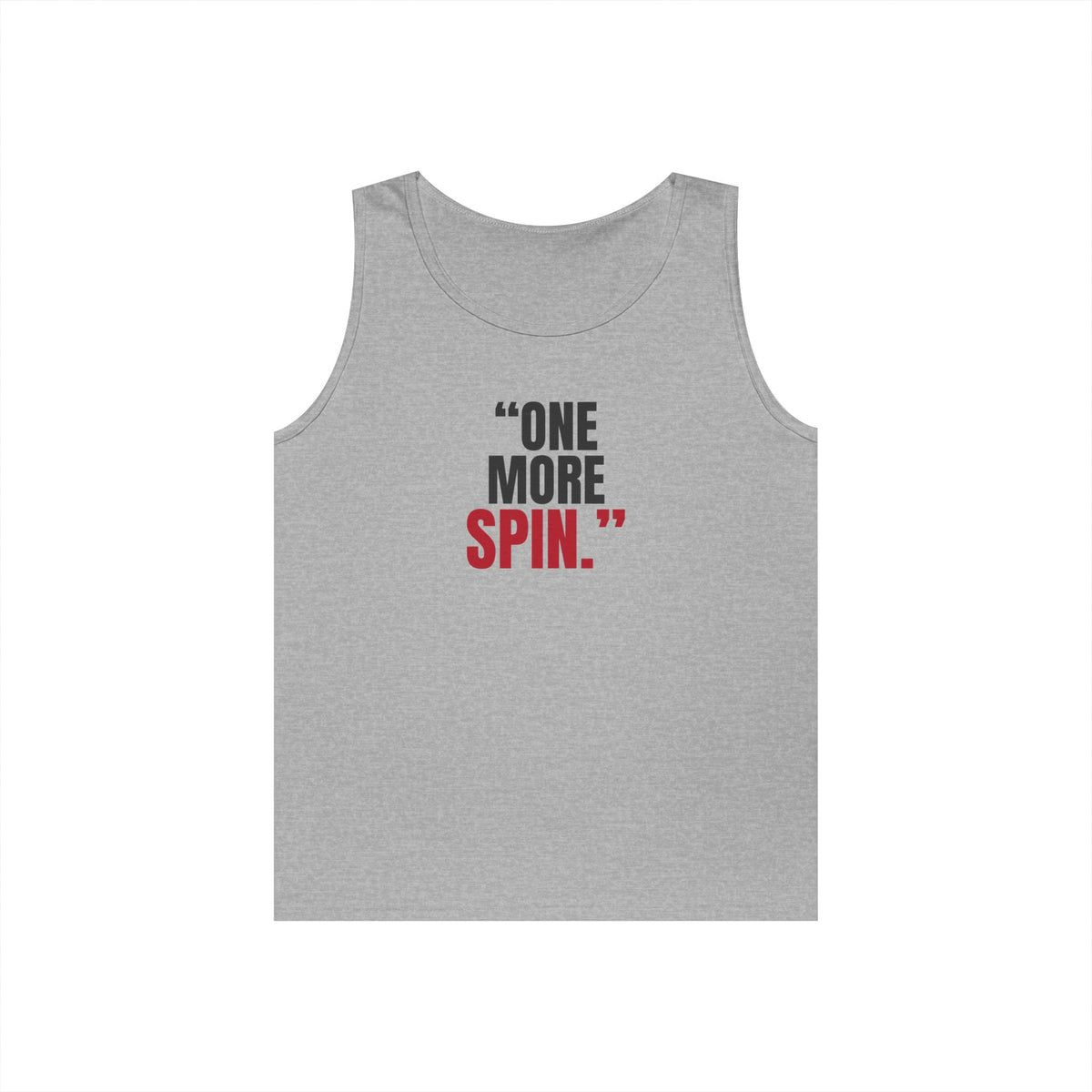 "One More Spin." — Roulette Tank Top