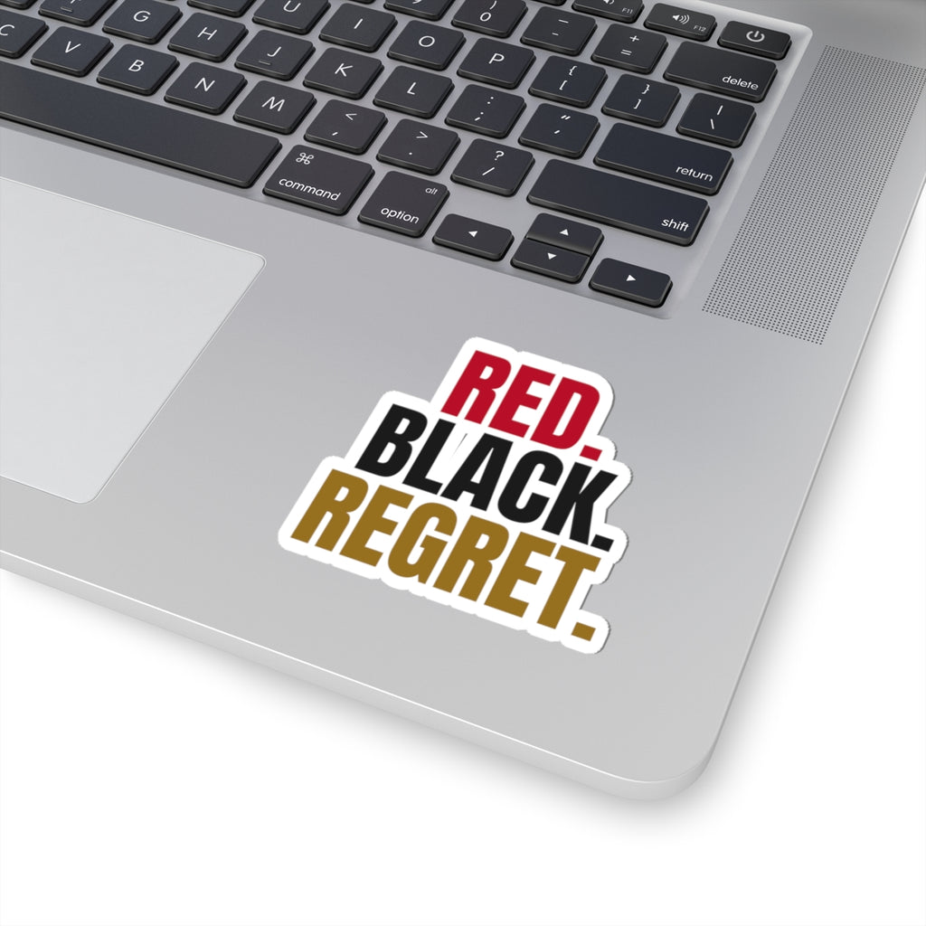 Red. Black. Regret. — Roulette Sticker