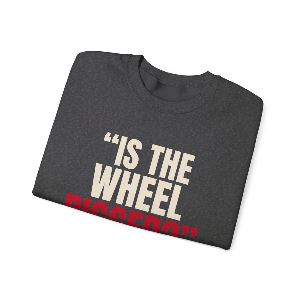 "Is the Wheel Rigged?" — Roulette Crewneck