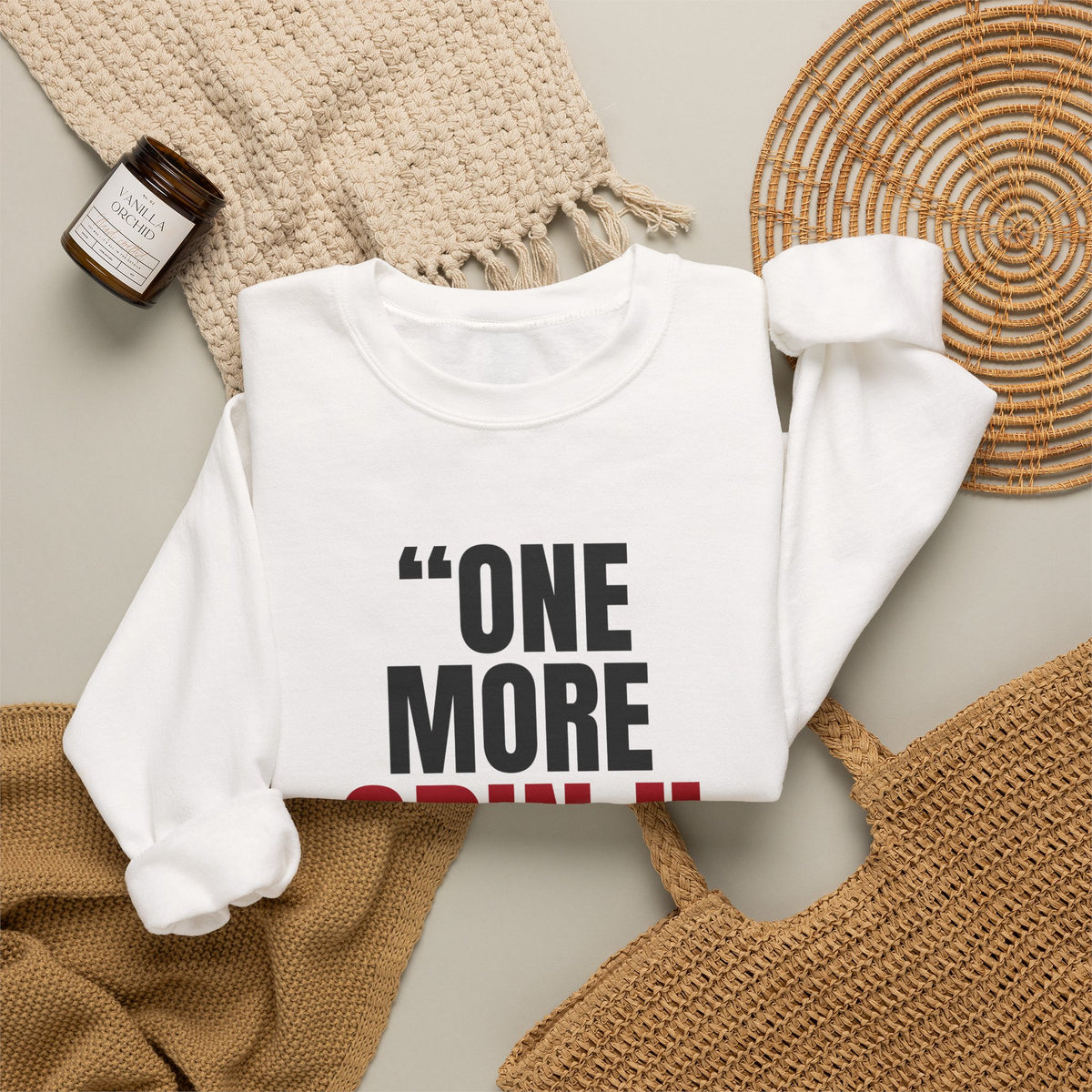 "One More Spin." — Roulette Crewneck