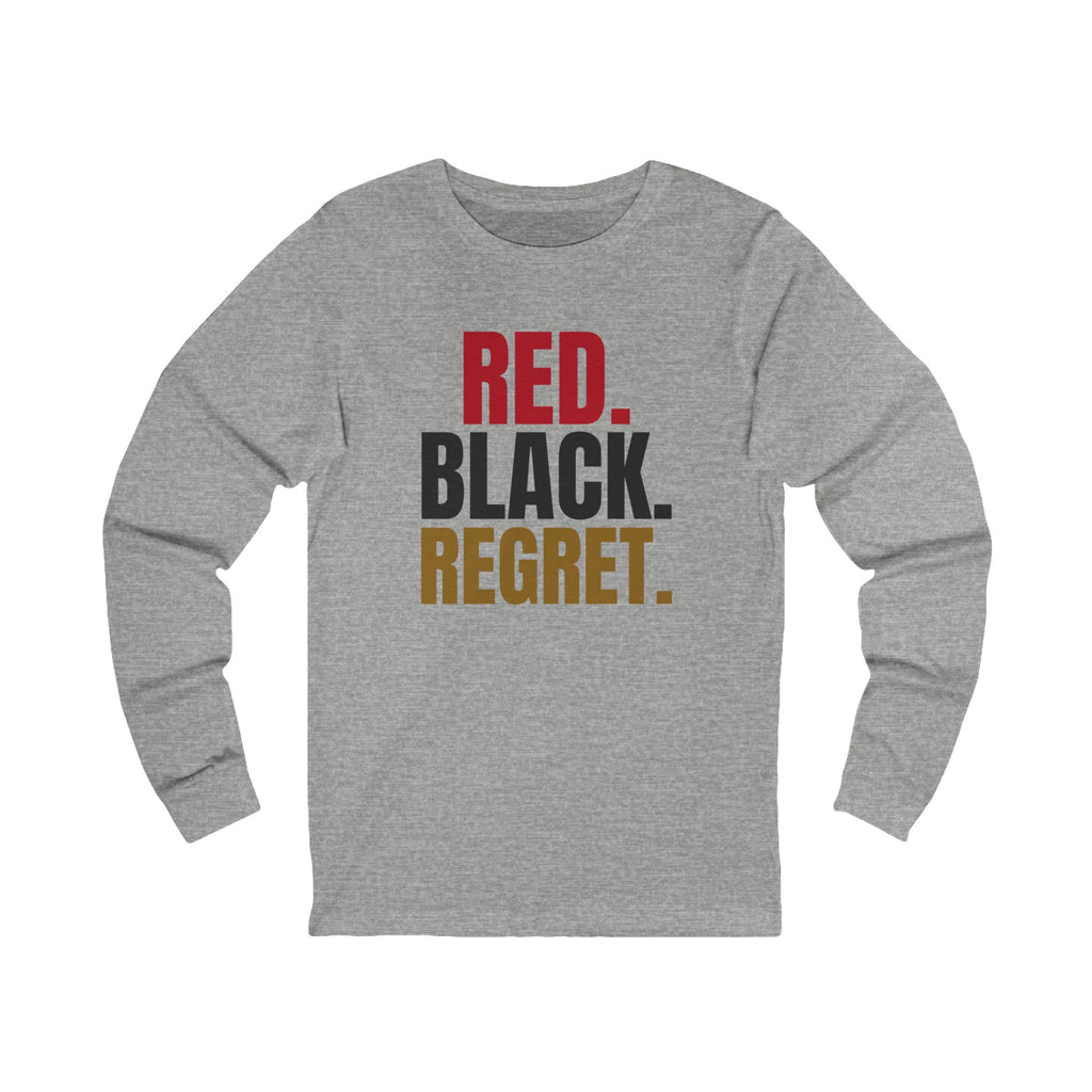 Red. Black. Regret. — Roulette Long Sleeve Tee