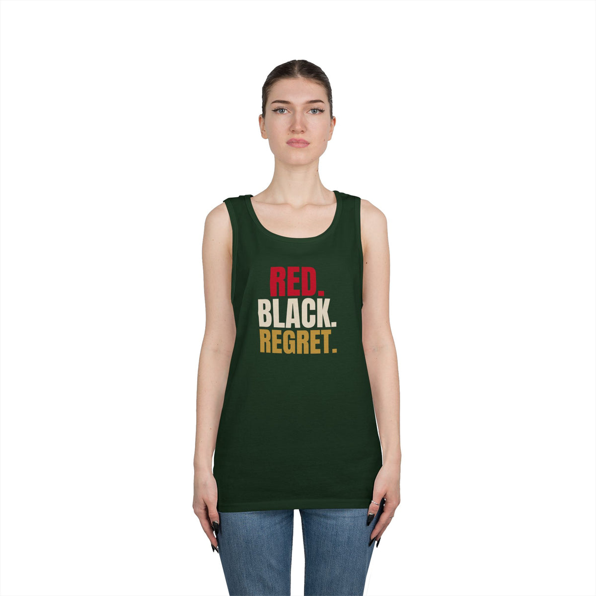 Red. Black. Regret. — Roulette Tank Top