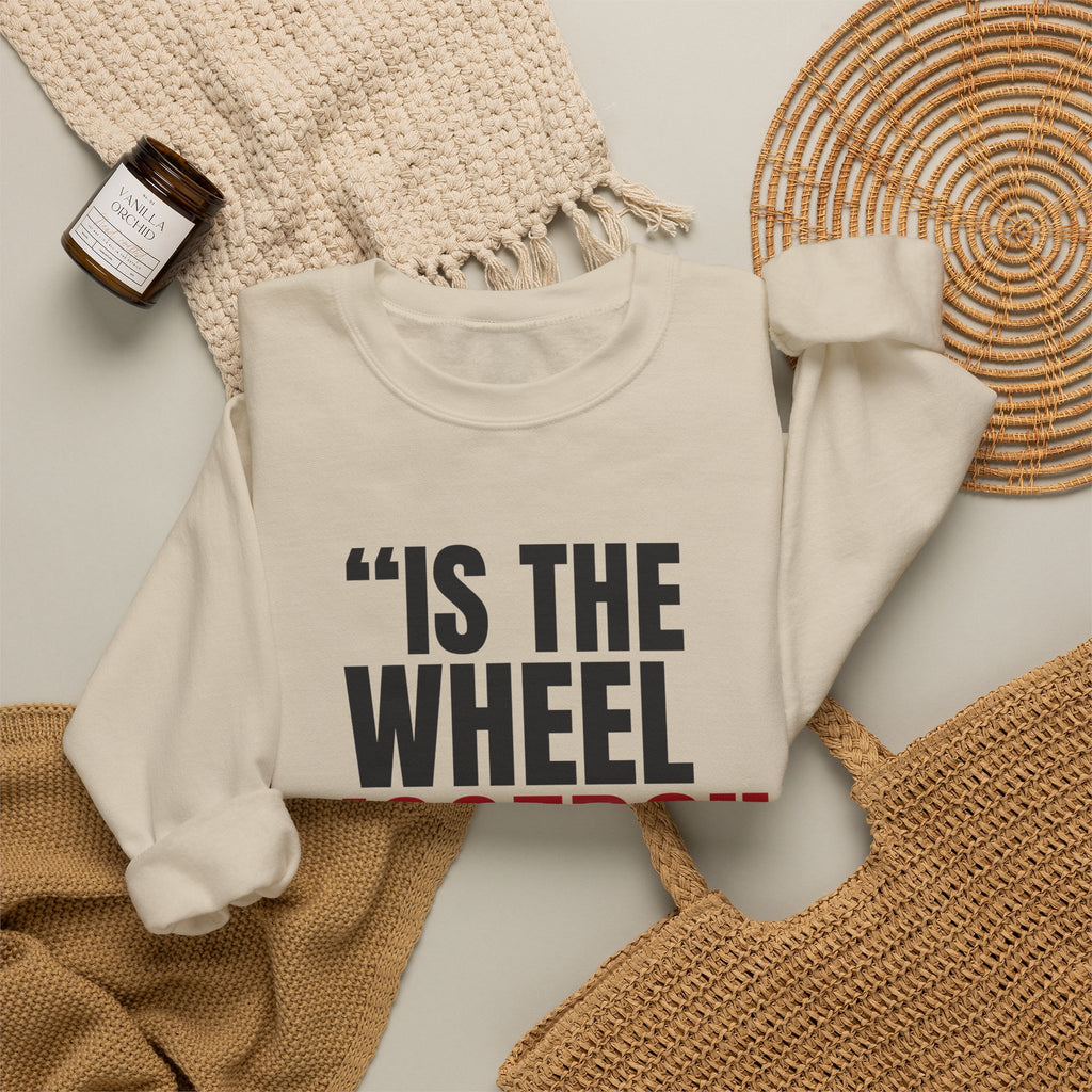 "Is the Wheel Rigged?" — Roulette Crewneck