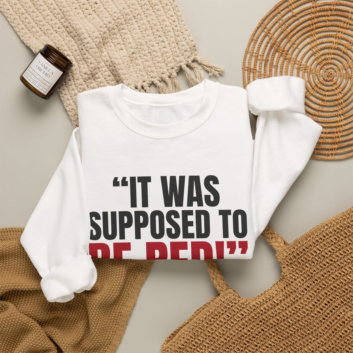 "It Was Supposed to Be Red!" — Roulette Crewneck