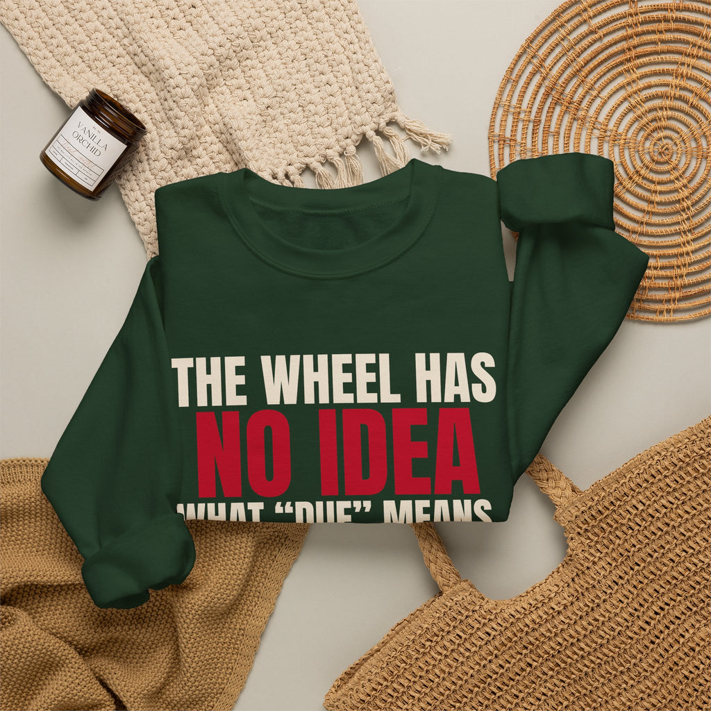 The Wheel Has No Idea What "Due" Means. — Roulette Crewneck