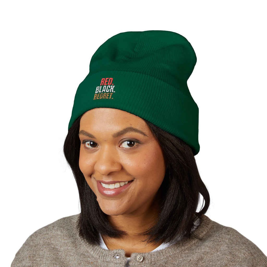 Red. Black. Regret. — Roulette Beanie