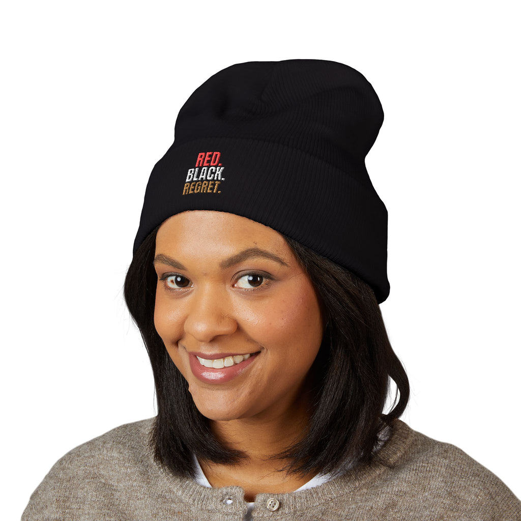 Red. Black. Regret. — Roulette Beanie