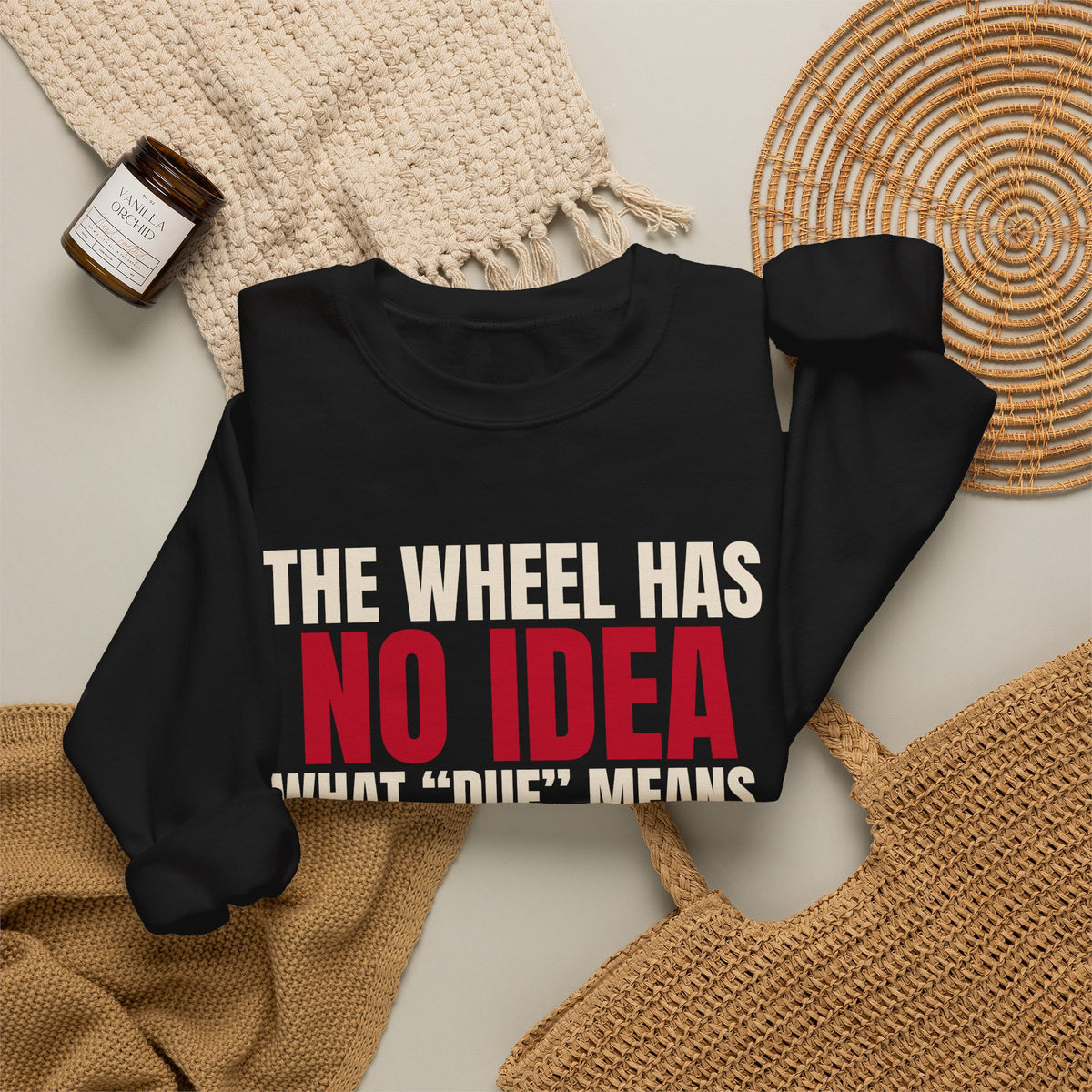 The Wheel Has No Idea What "Due" Means. — Roulette Crewneck