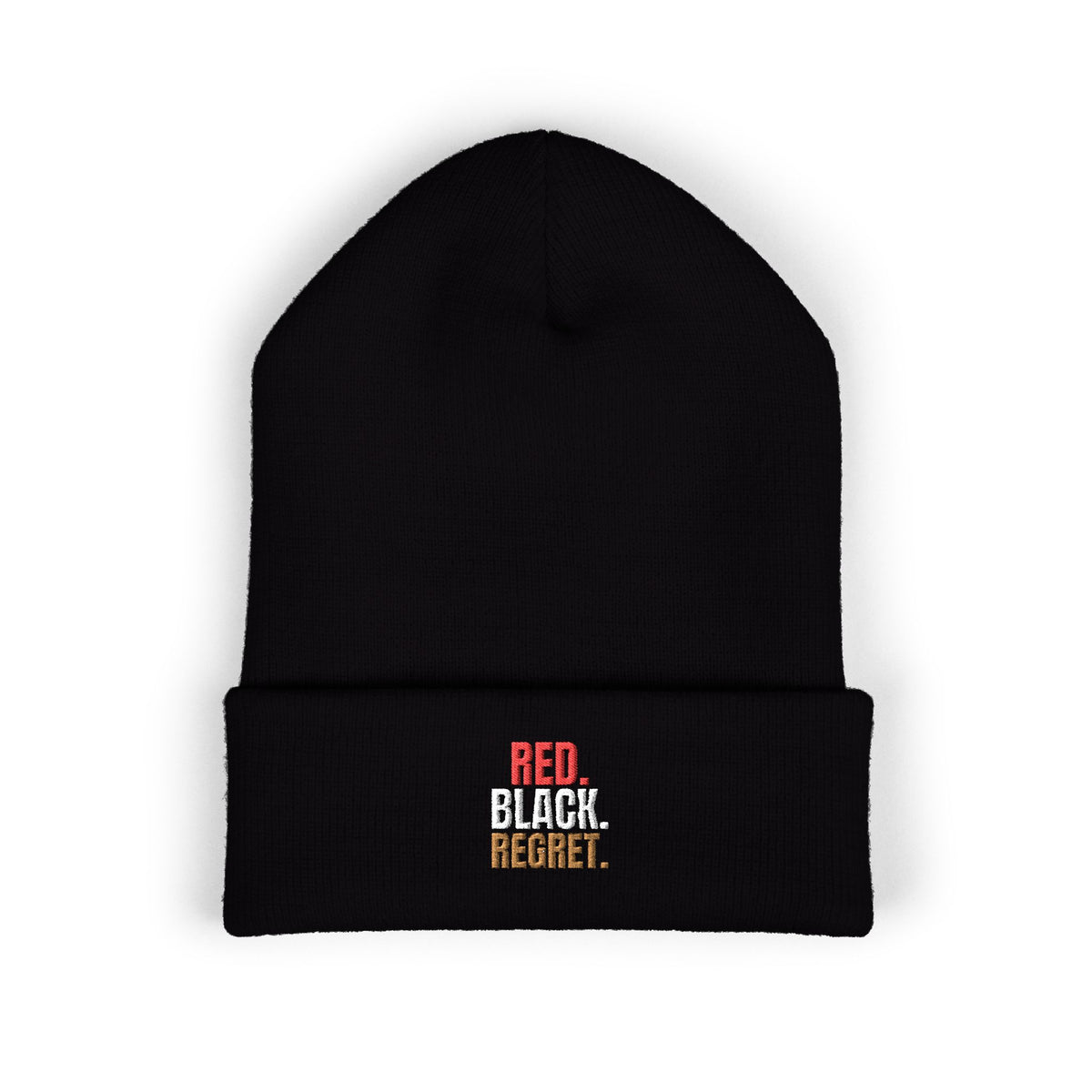 Red. Black. Regret. — Roulette Beanie