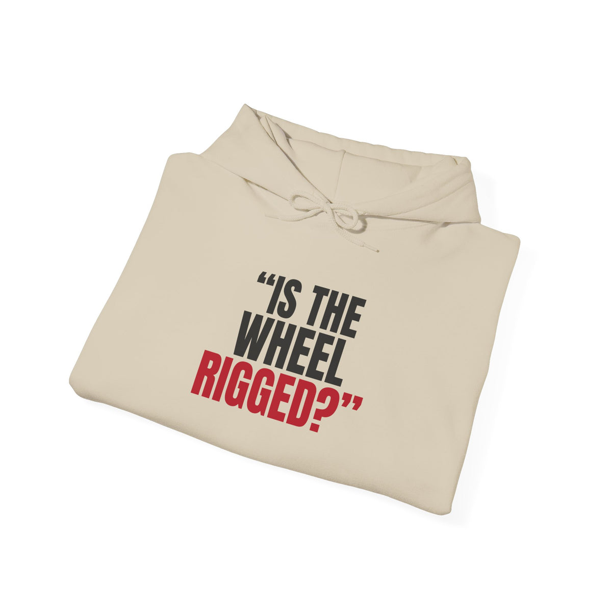 "Is the Wheel Rigged?" — Roulette Hoodie