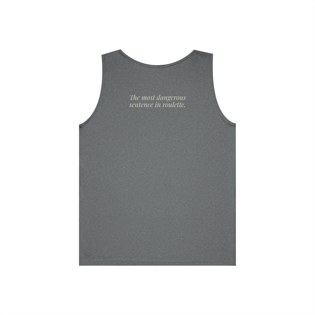 "One More Spin." — Roulette Tank Top