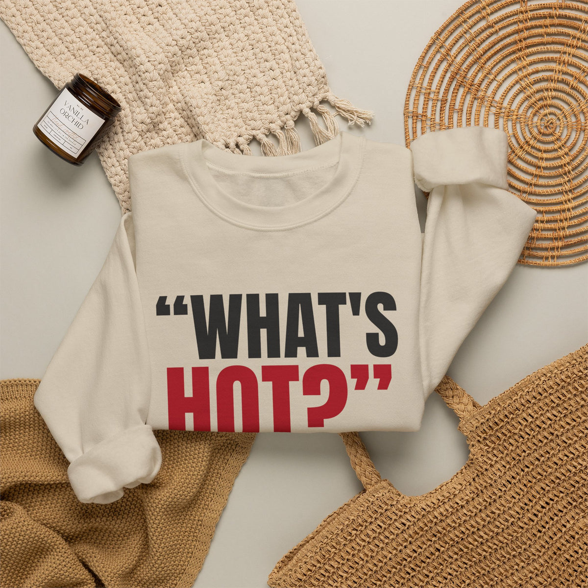 "What's Hot?" — Roulette Crewneck