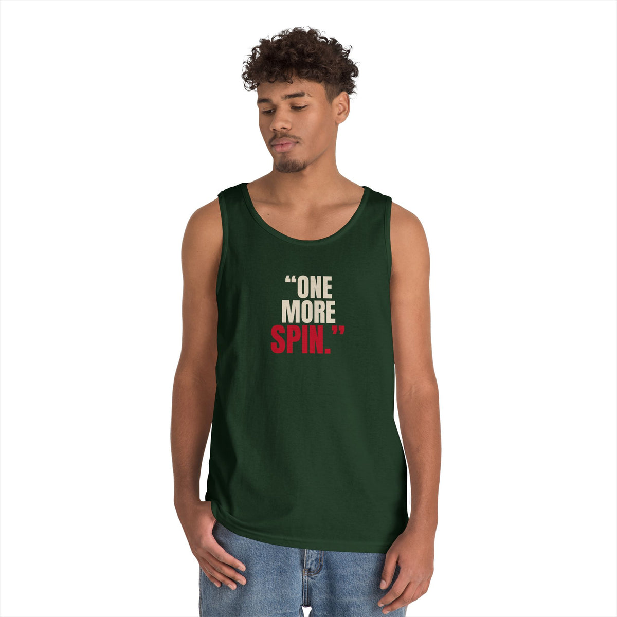 "One More Spin." — Roulette Tank Top