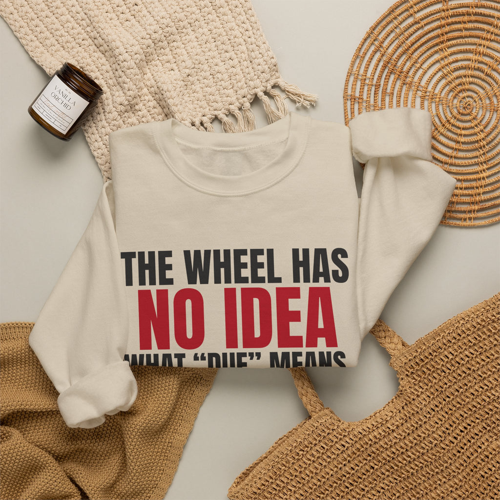 The Wheel Has No Idea What "Due" Means. — Roulette Crewneck