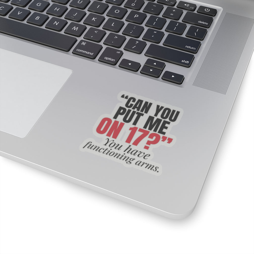 "Can You Put Me on 17?" — Roulette Sticker