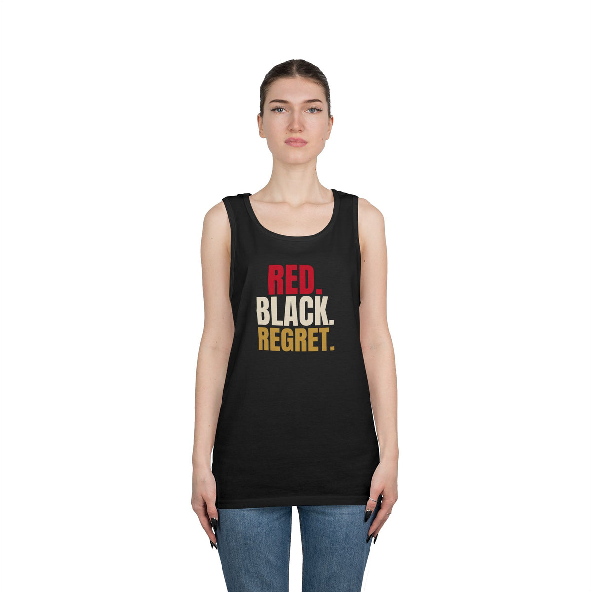 Red. Black. Regret. — Roulette Tank Top