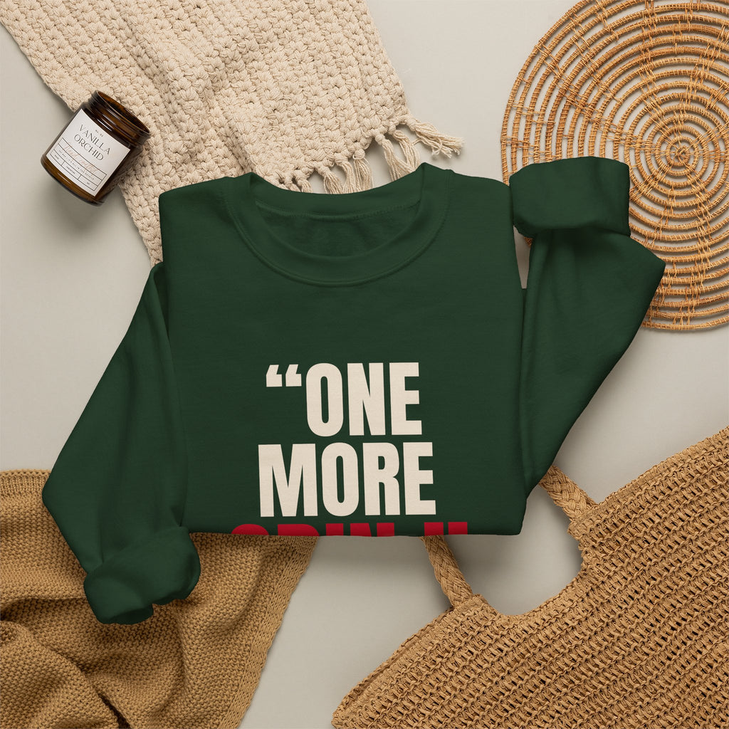 "One More Spin." — Roulette Crewneck