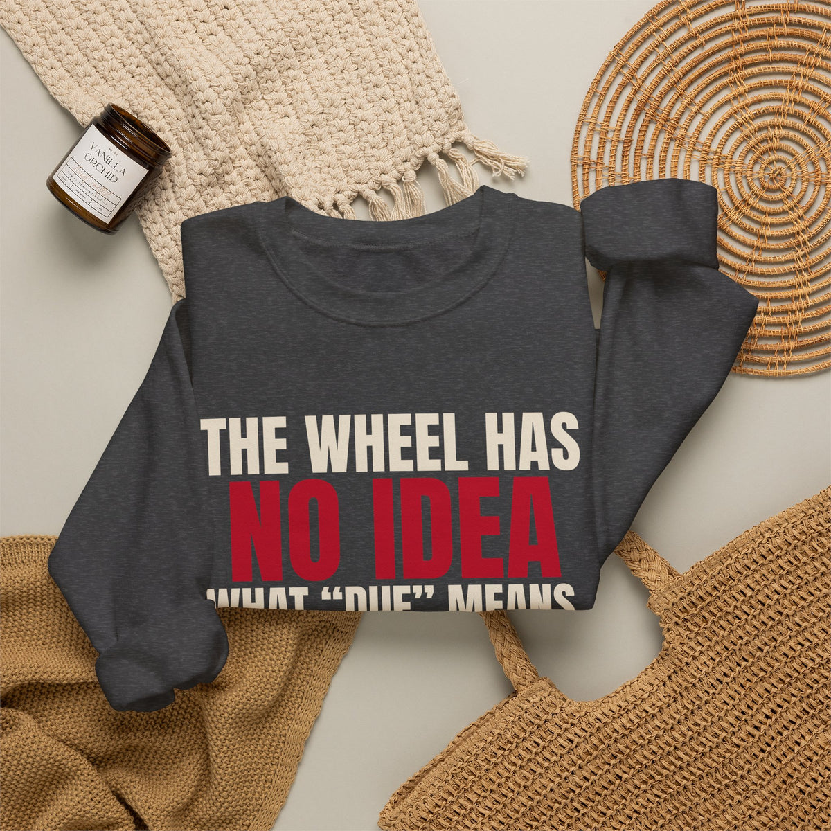 The Wheel Has No Idea What "Due" Means. — Roulette Crewneck