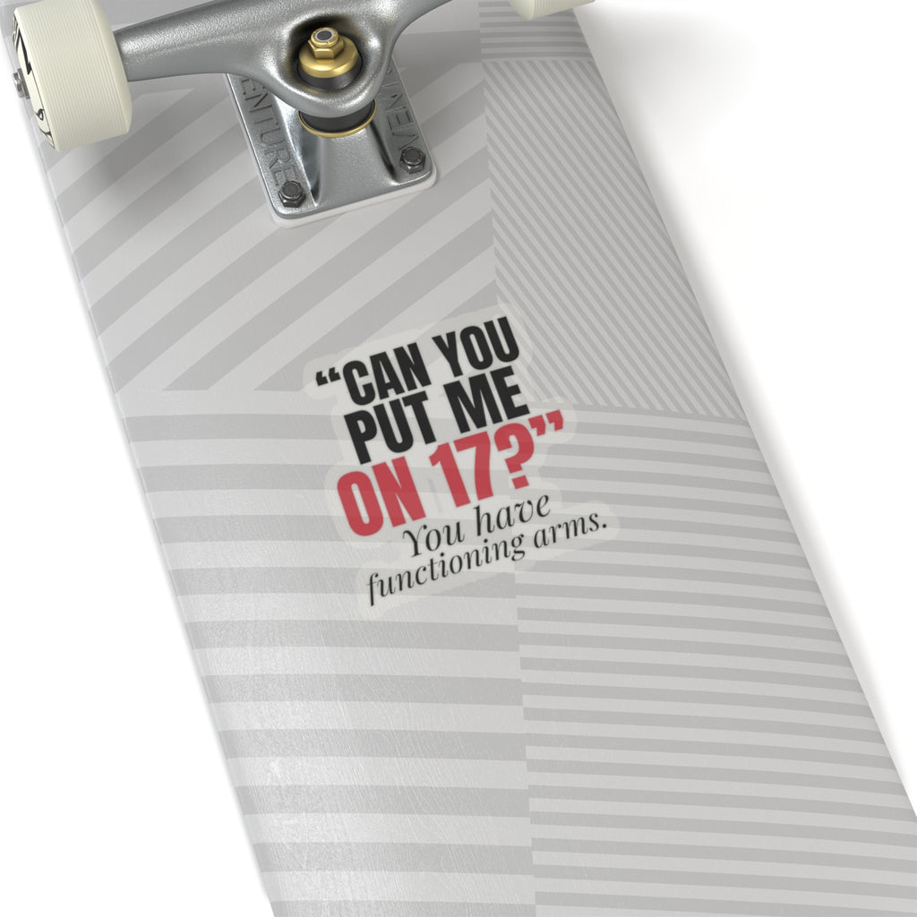 "Can You Put Me on 17?" — Roulette Sticker