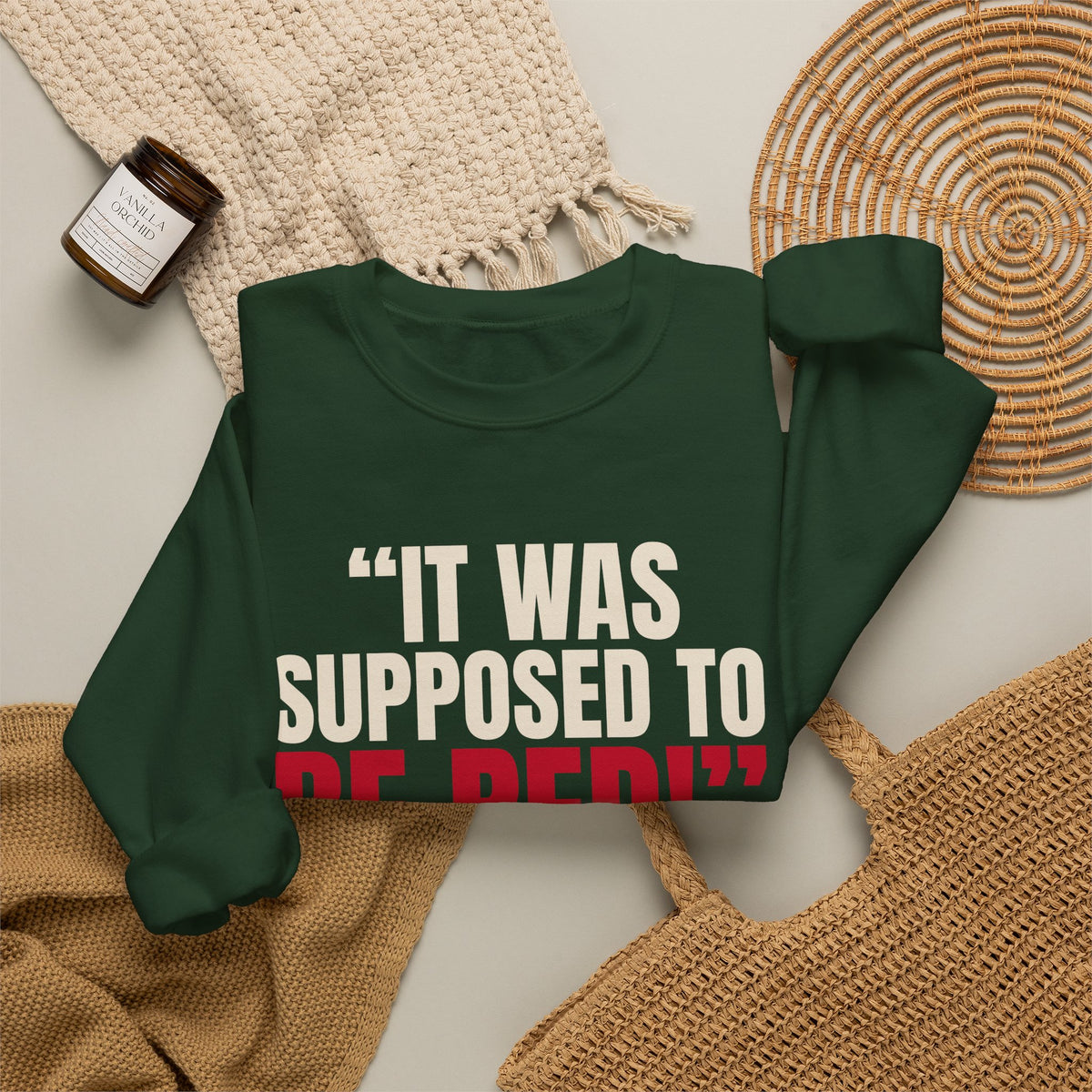 "It Was Supposed to Be Red!" — Roulette Crewneck