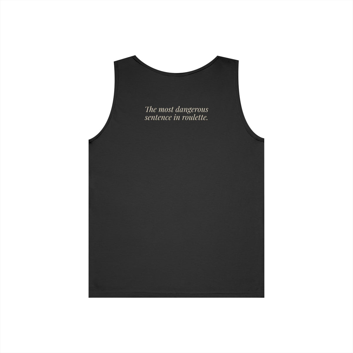 "One More Spin." — Roulette Tank Top