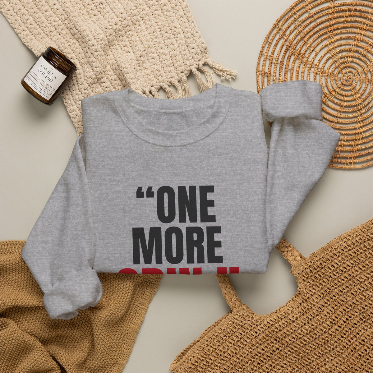 "One More Spin." — Roulette Crewneck