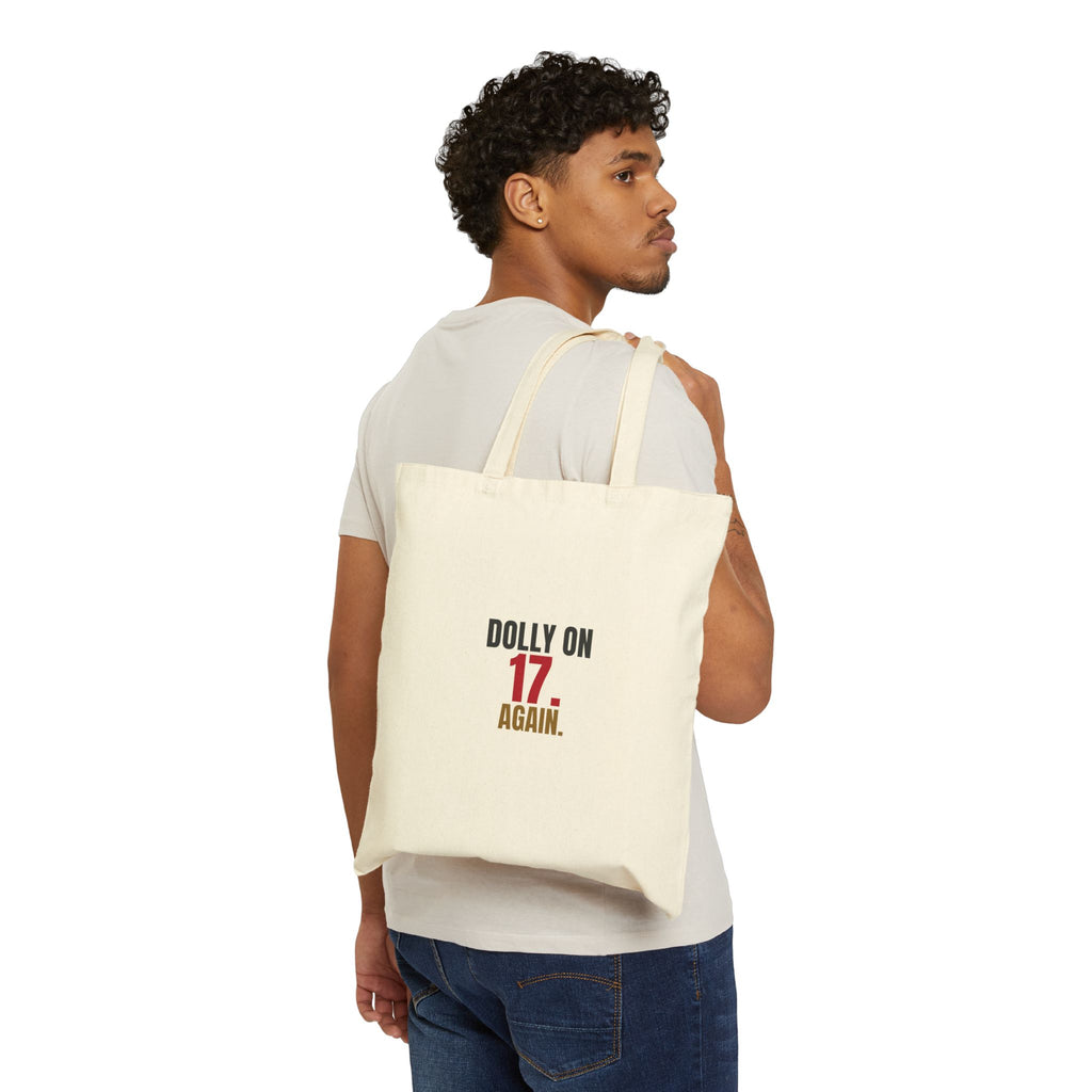 Dolly on 17. Again. — Roulette Tote Bag