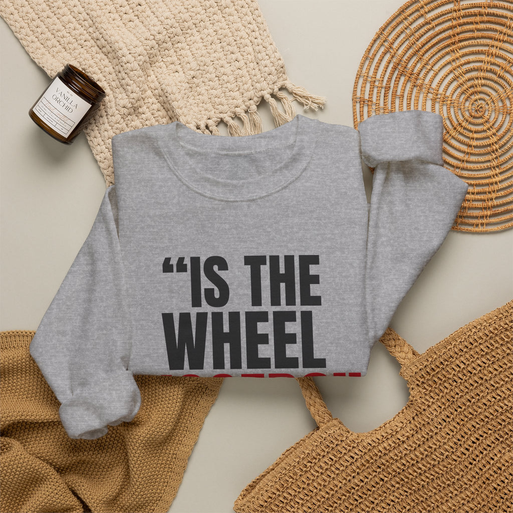 "Is the Wheel Rigged?" — Roulette Crewneck