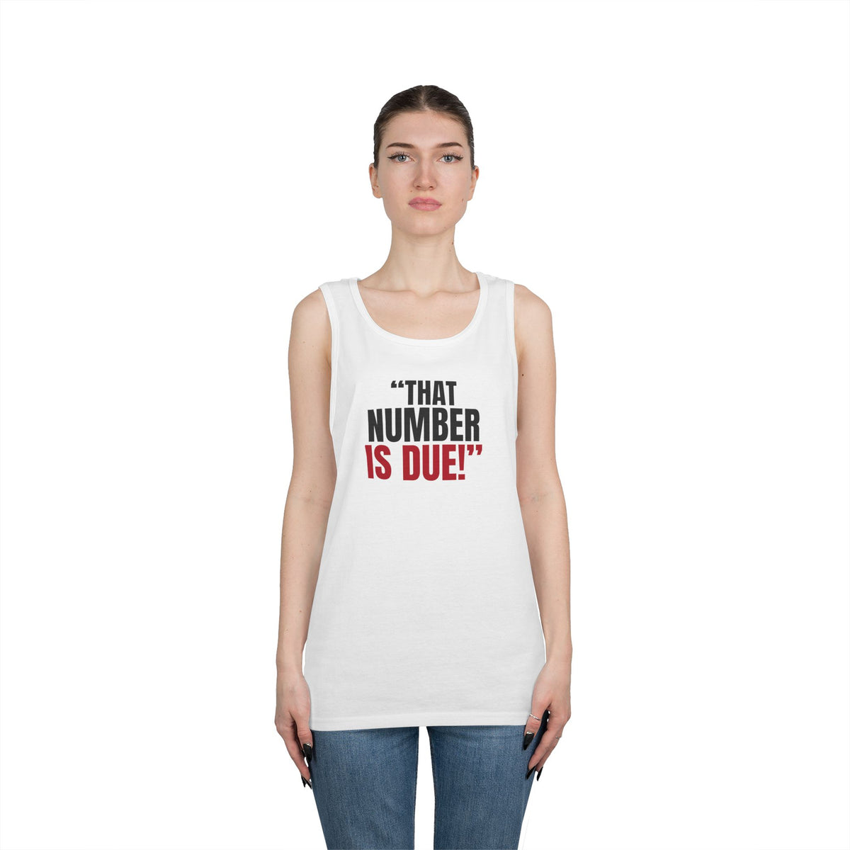 "That Number Is Due!" — Roulette Tank Top