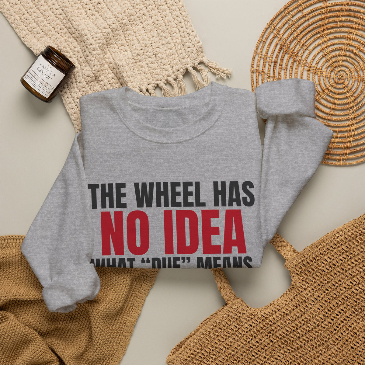 The Wheel Has No Idea What "Due" Means. — Roulette Crewneck
