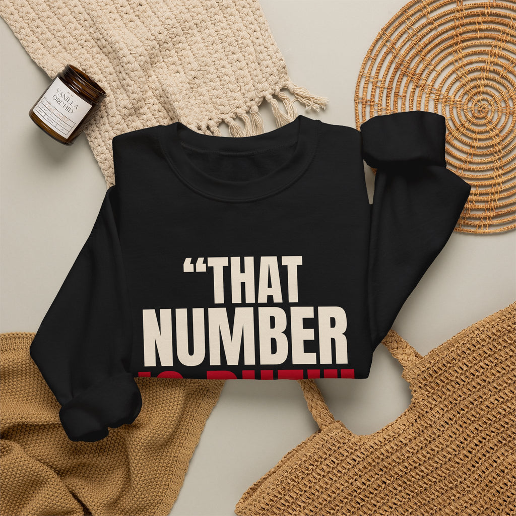 "That Number Is Due!" — Roulette Crewneck