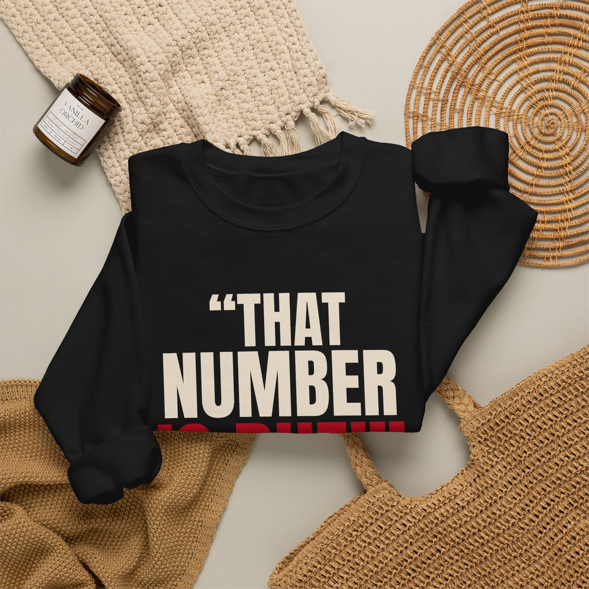 "That Number Is Due!" — Roulette Crewneck