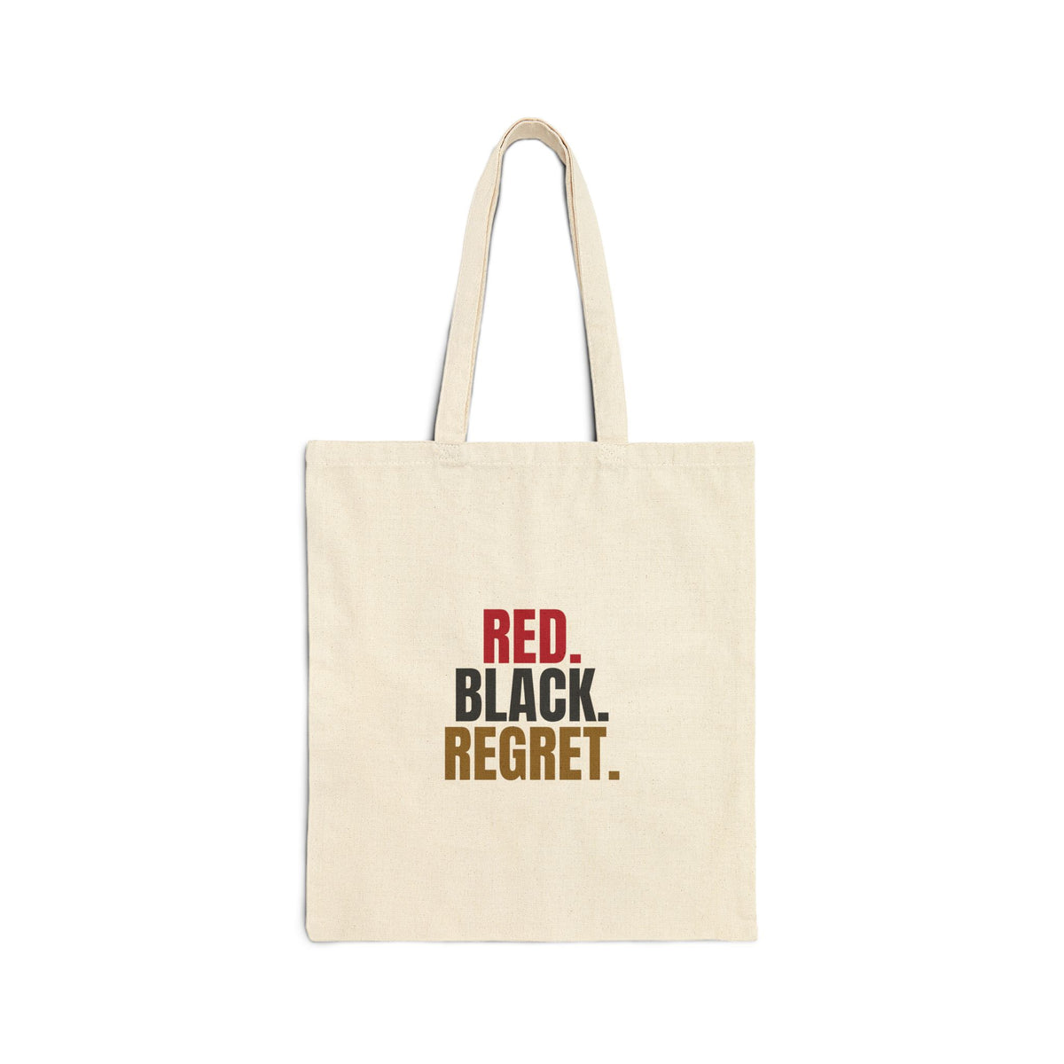 Red. Black. Regret. — Roulette Tote Bag