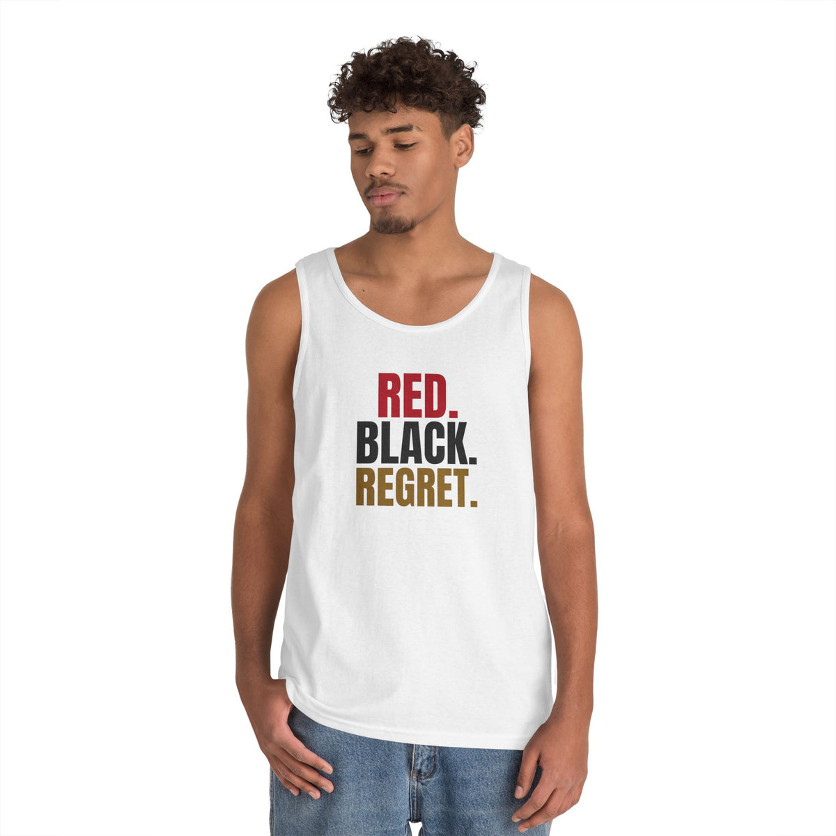 Red. Black. Regret. — Roulette Tank Top