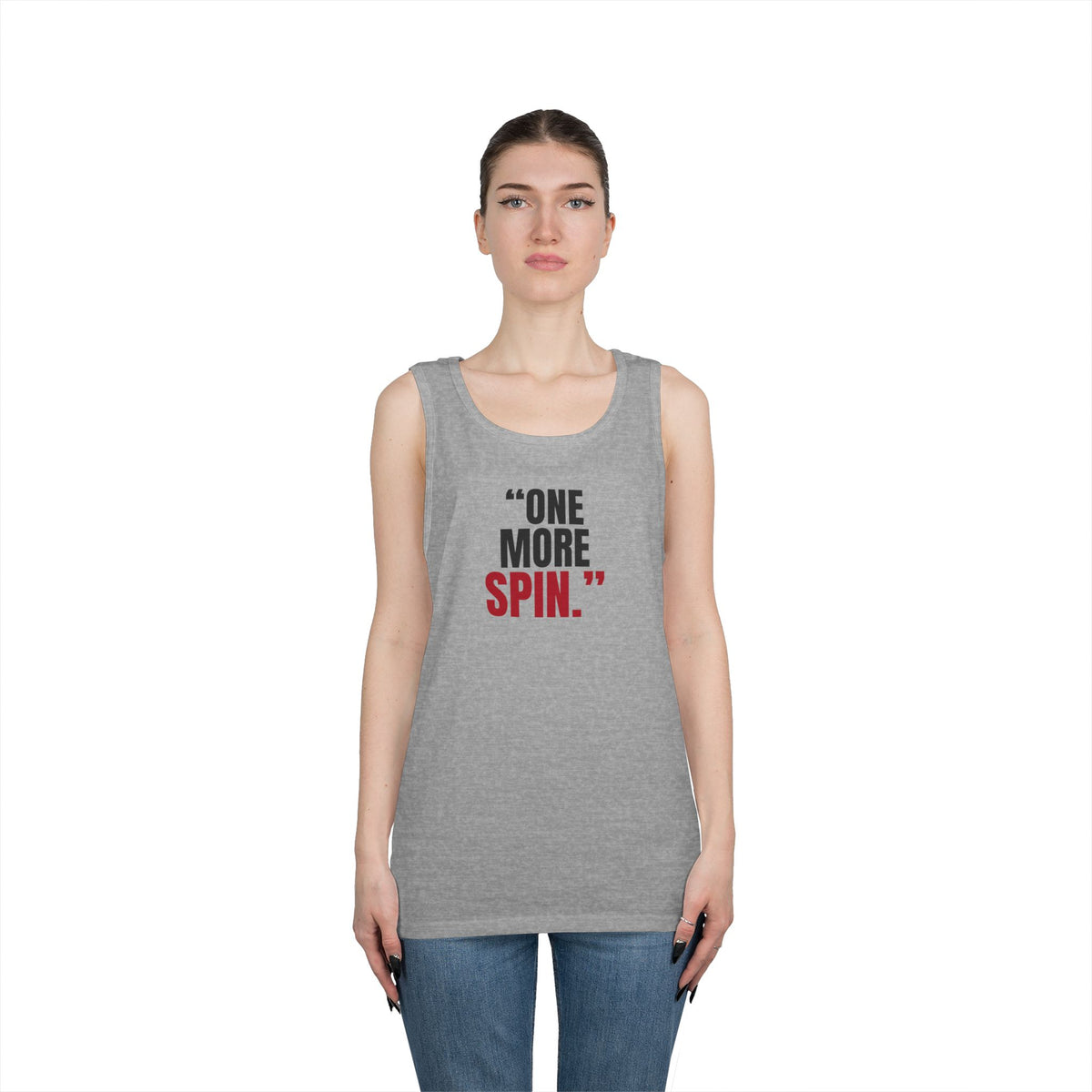 "One More Spin." — Roulette Tank Top
