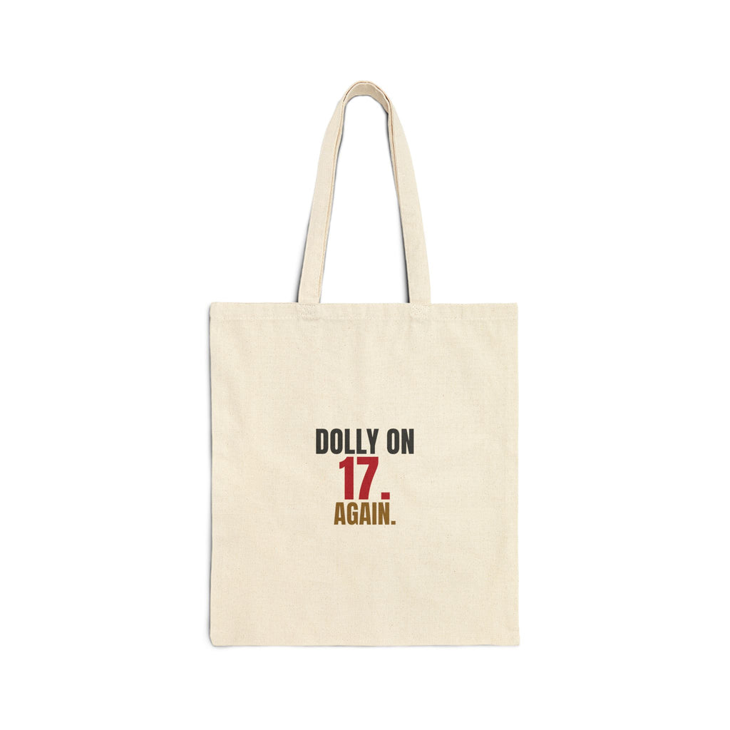Dolly on 17. Again. — Roulette Tote Bag