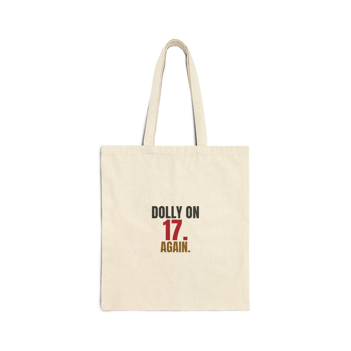 Dolly on 17. Again. — Roulette Tote Bag