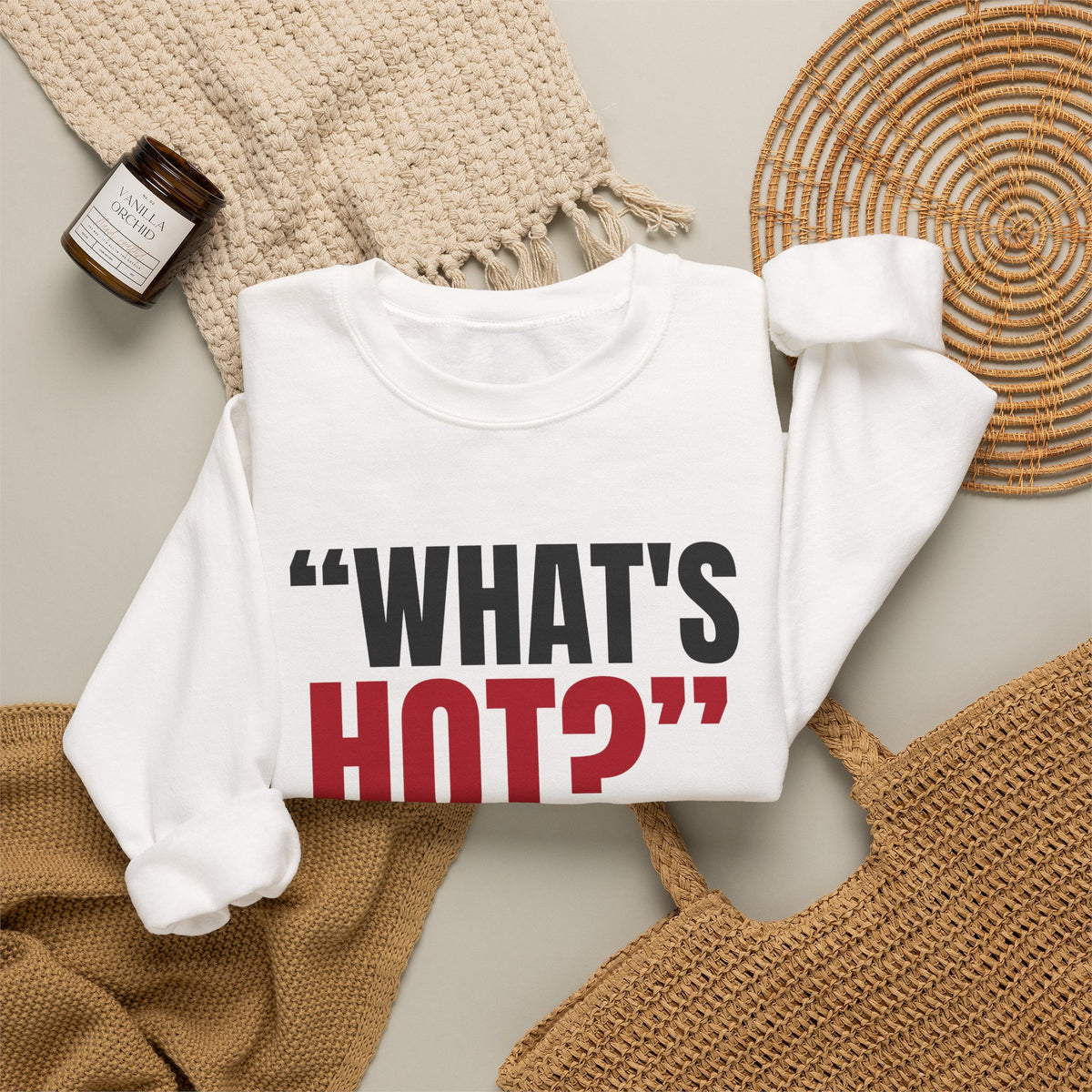 "What's Hot?" — Roulette Crewneck