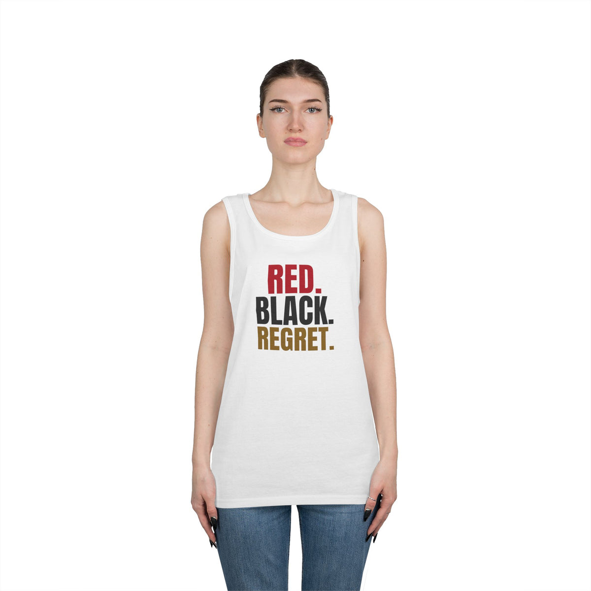 Red. Black. Regret. — Roulette Tank Top