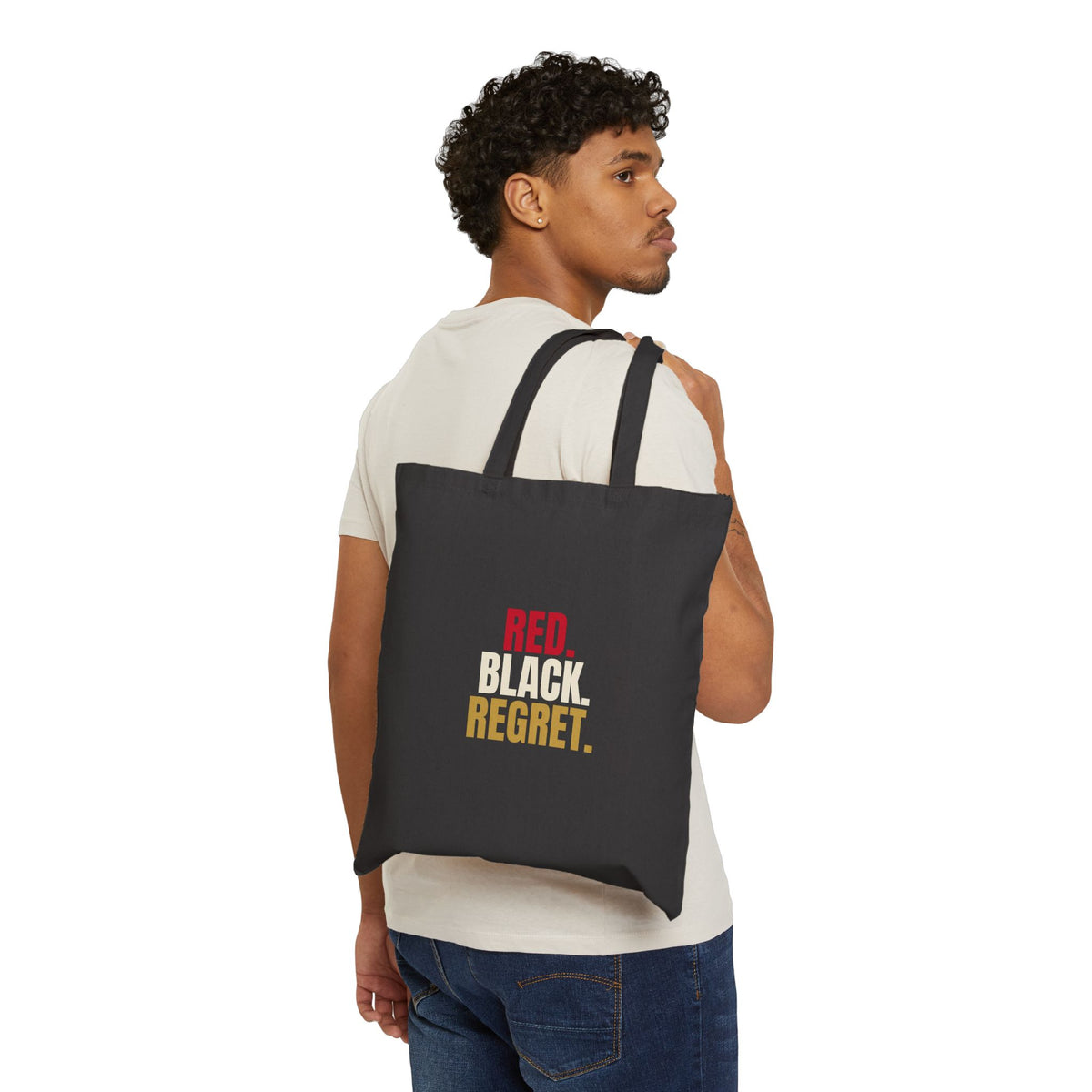 Red. Black. Regret. — Roulette Tote Bag