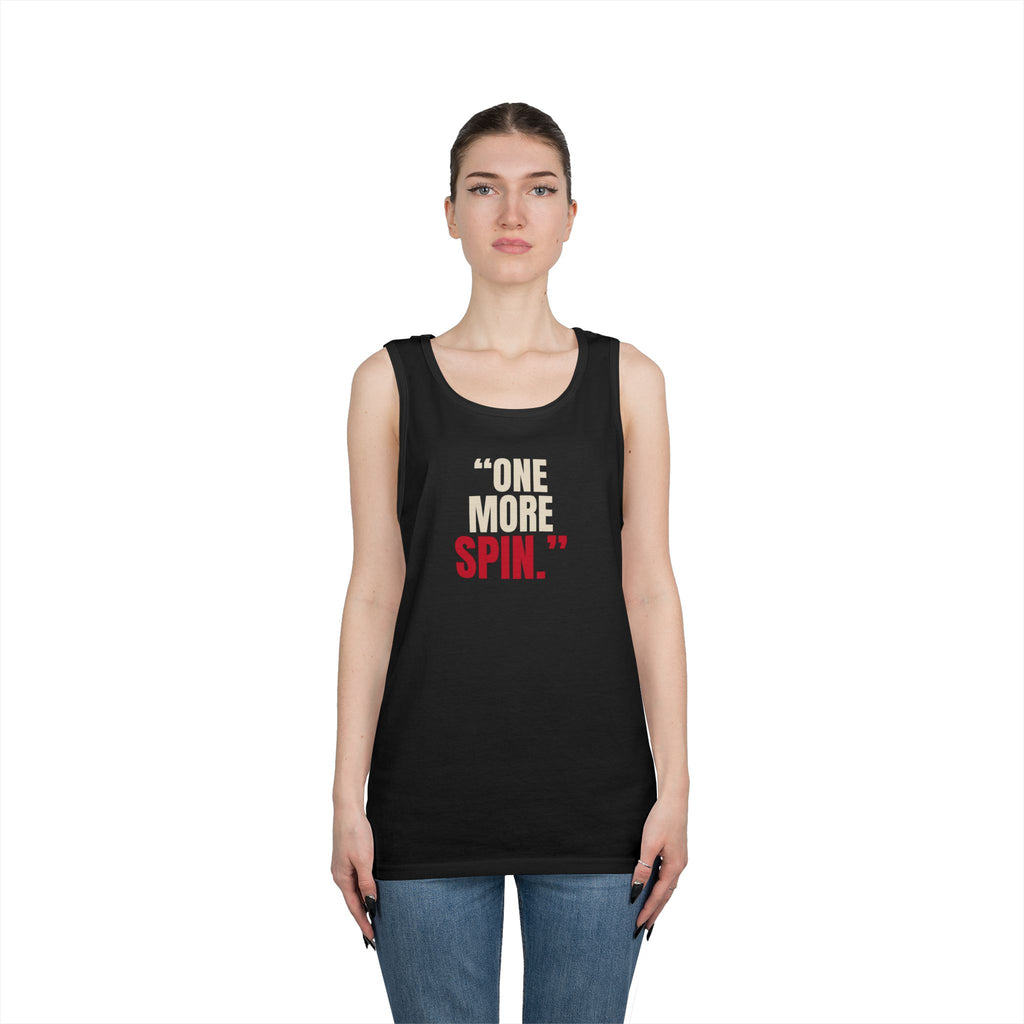 "One More Spin." — Roulette Tank Top