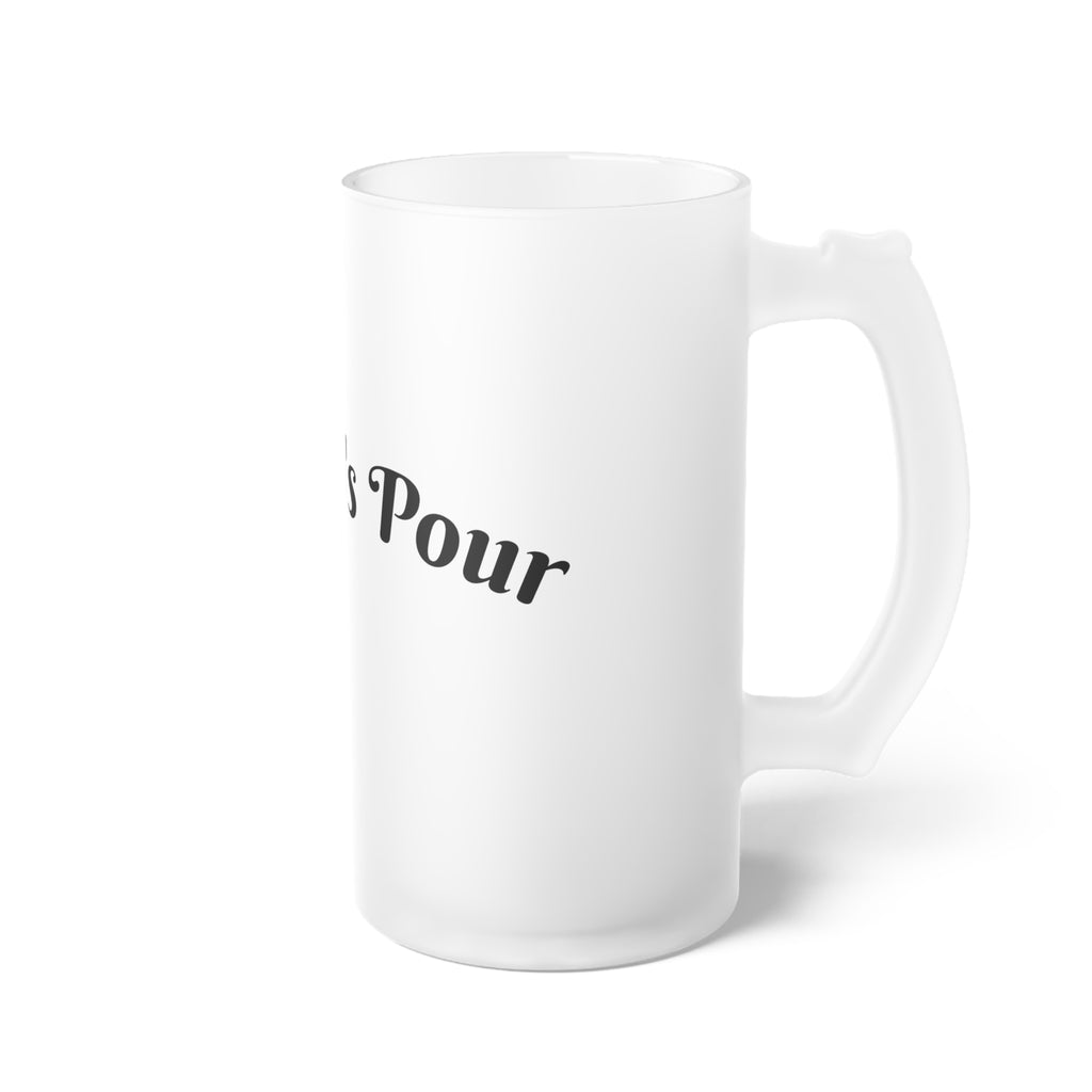 Frosted Glass Beer Mug