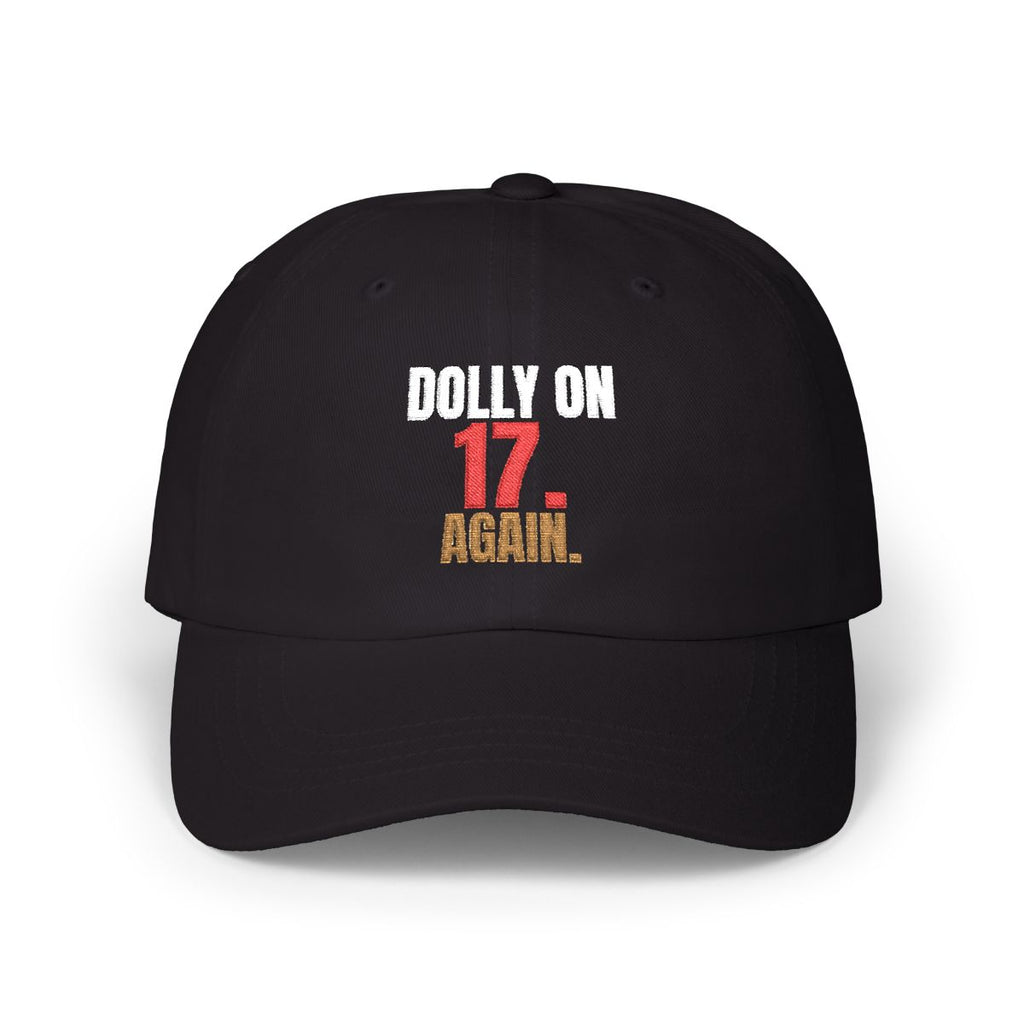 Dolly on 17. Again. — Roulette Cap (Black, front)