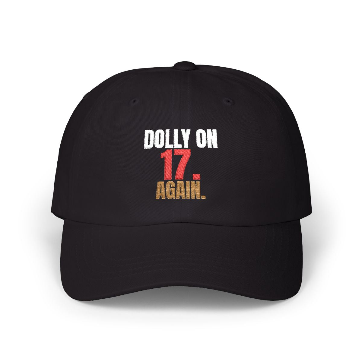 Dolly on 17. Again. — Roulette Cap (Black, front)