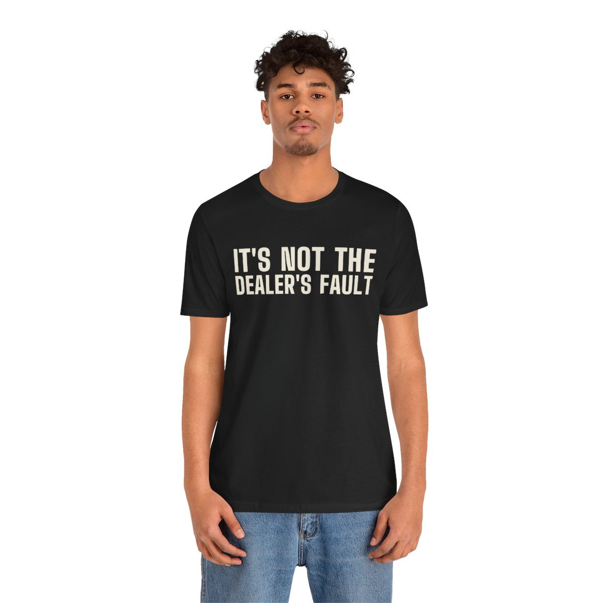 Called the River tee worn by a person, front